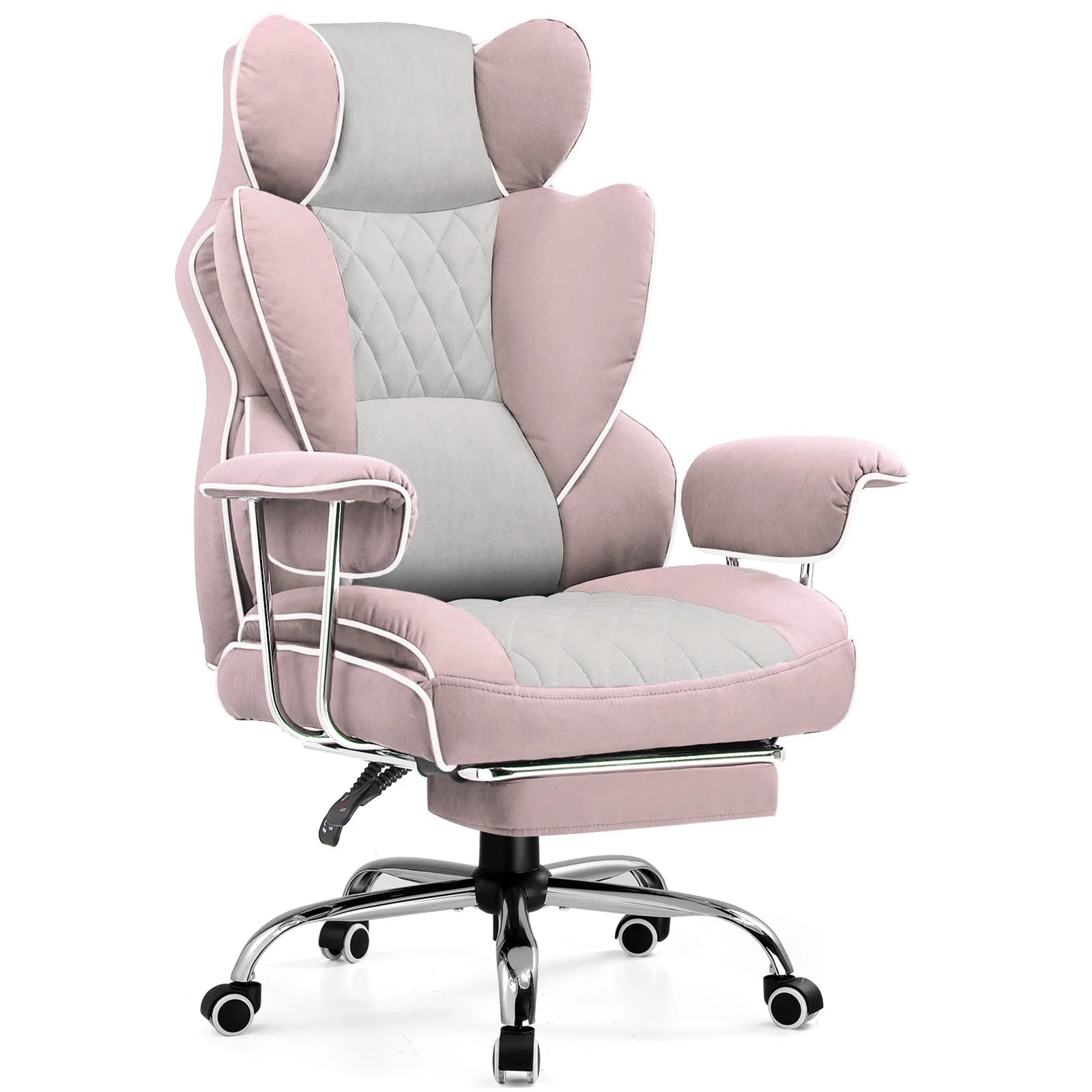 Big and Tall Gaming Chair with Pocket Spring Office Chair with Footrest