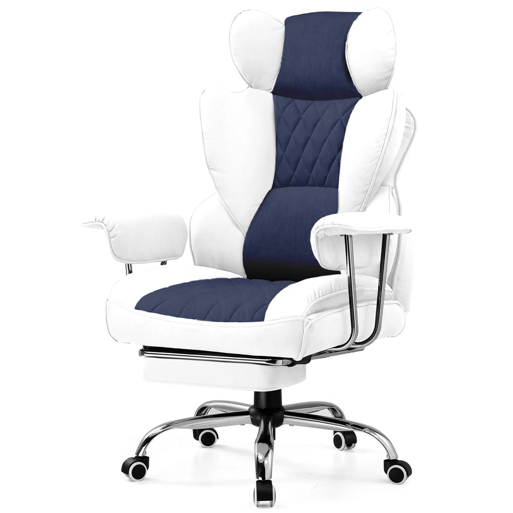 Big and Tall Gaming Chair with Pocket Spring Office Chair with Footrest