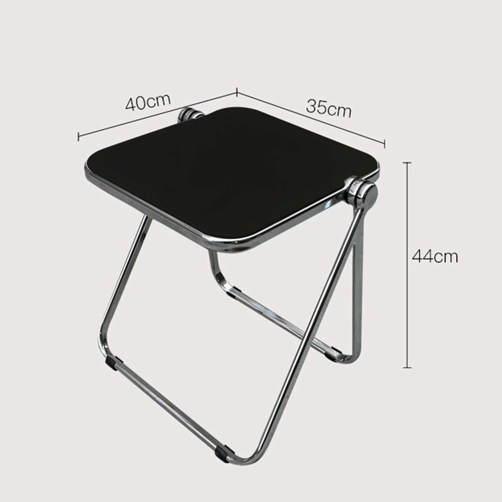 Acrylic Folding Tray Table Multipurpose Save Space Tiny Side Table  Dinner Tray Table for Home Dorm Apartment Office Bedroom