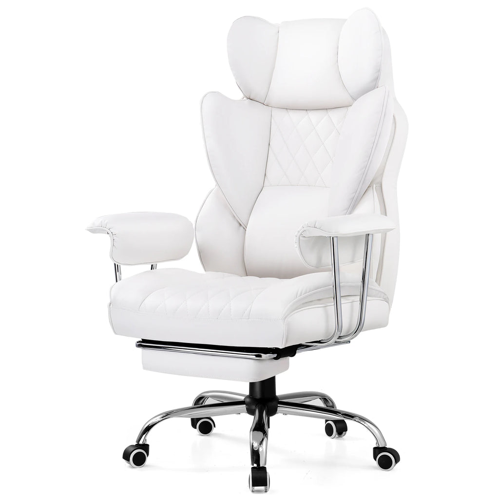 Big and Tall Gaming Chair with Pocket Spring Office Chair with Footrest