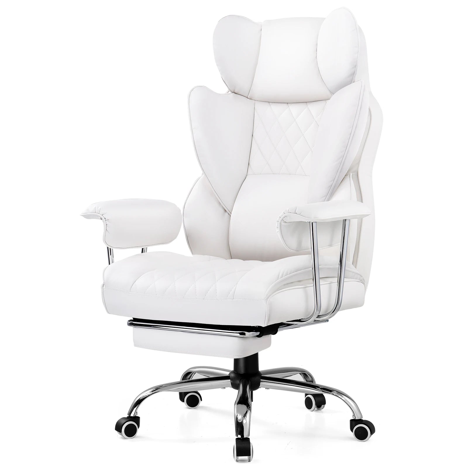 Big and Tall Gaming Chair with Pocket Spring Office Chair with Footrest
