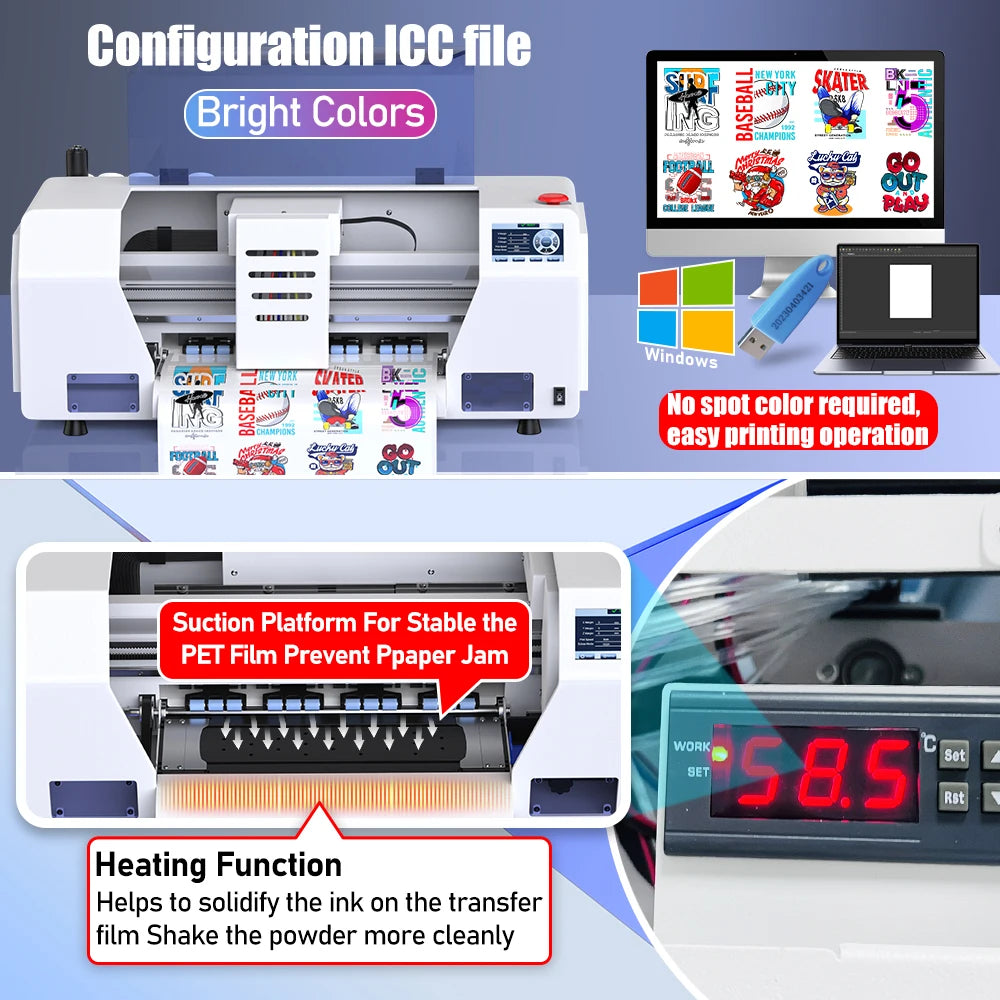 Printer,Direct to Film,2X-SpeedLED Multi-Function