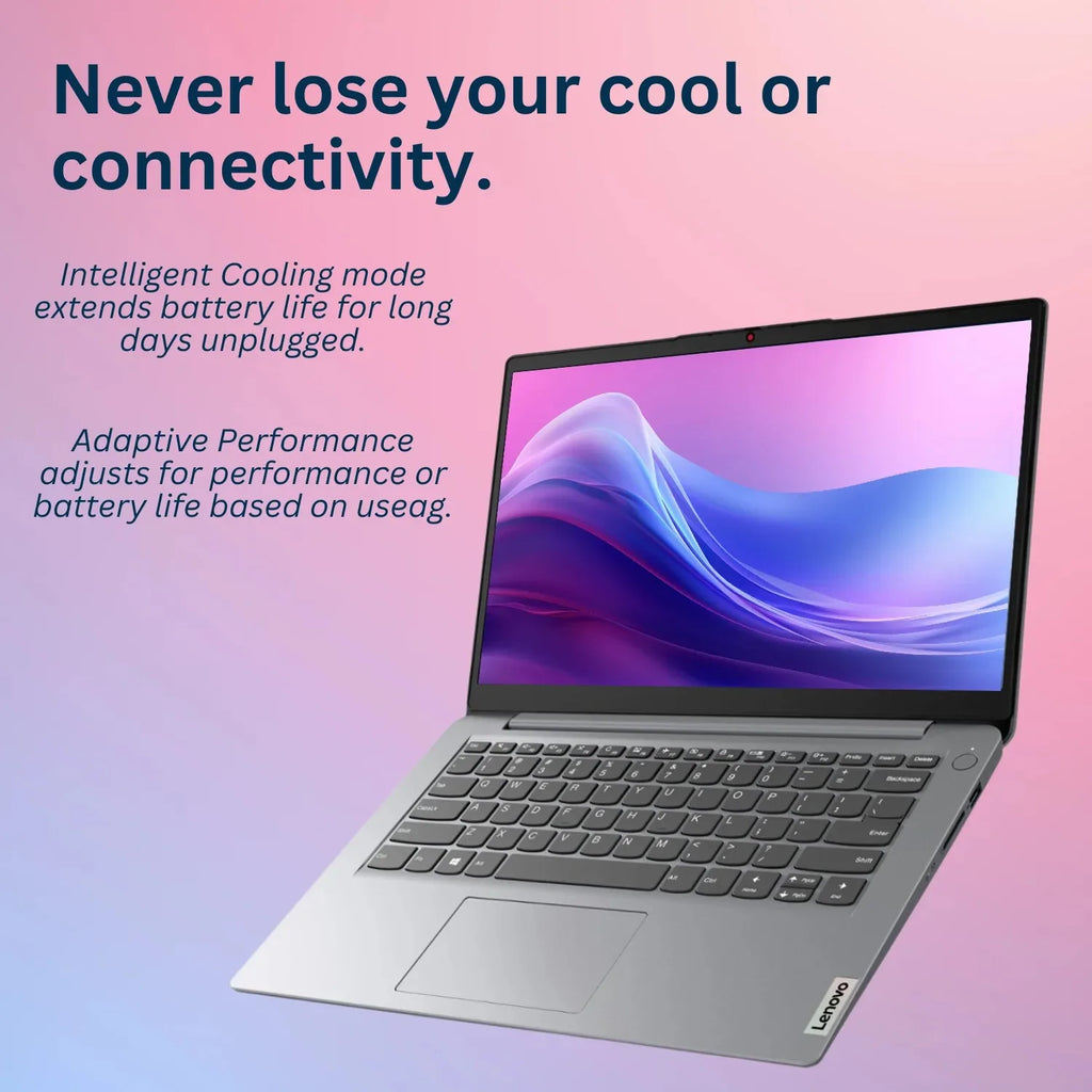 Lenovo 14" Business Laptop ,Intel ,Cloud Grey, Windows 11 Pro