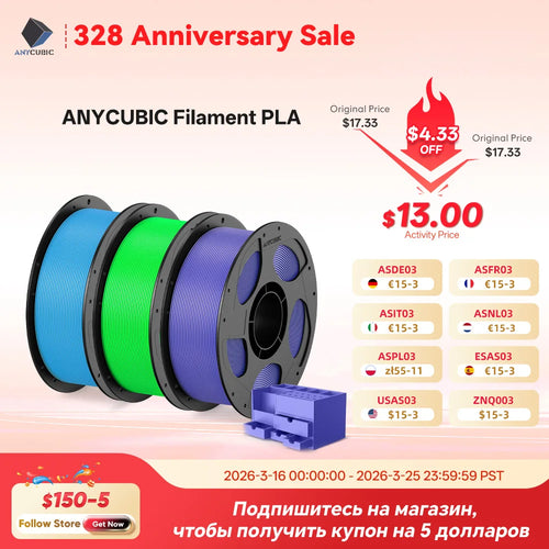 1.75mm Plastic PLA Cable for 3D Printer Multi-colored Rubber