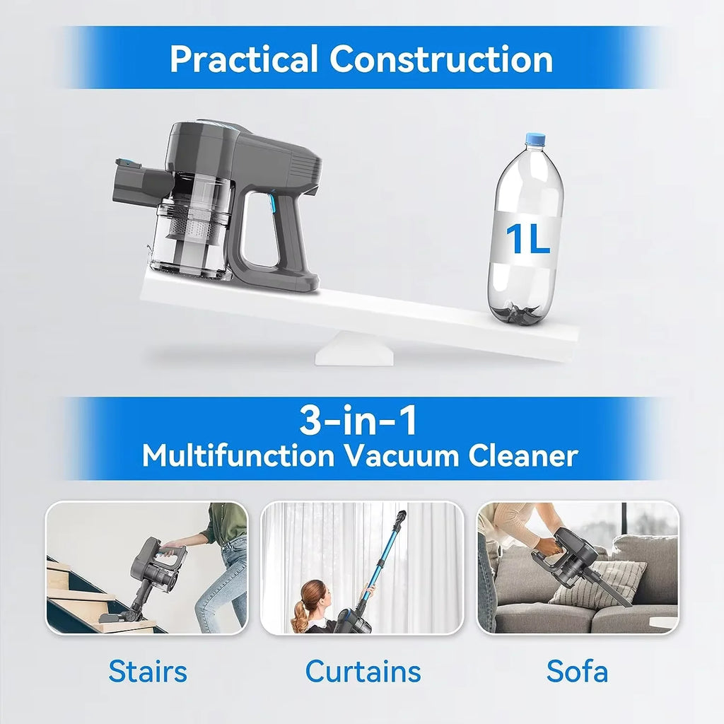 Cordless Vacuum Cleaner 6 in 1 Powerful Ultra-Lightweight