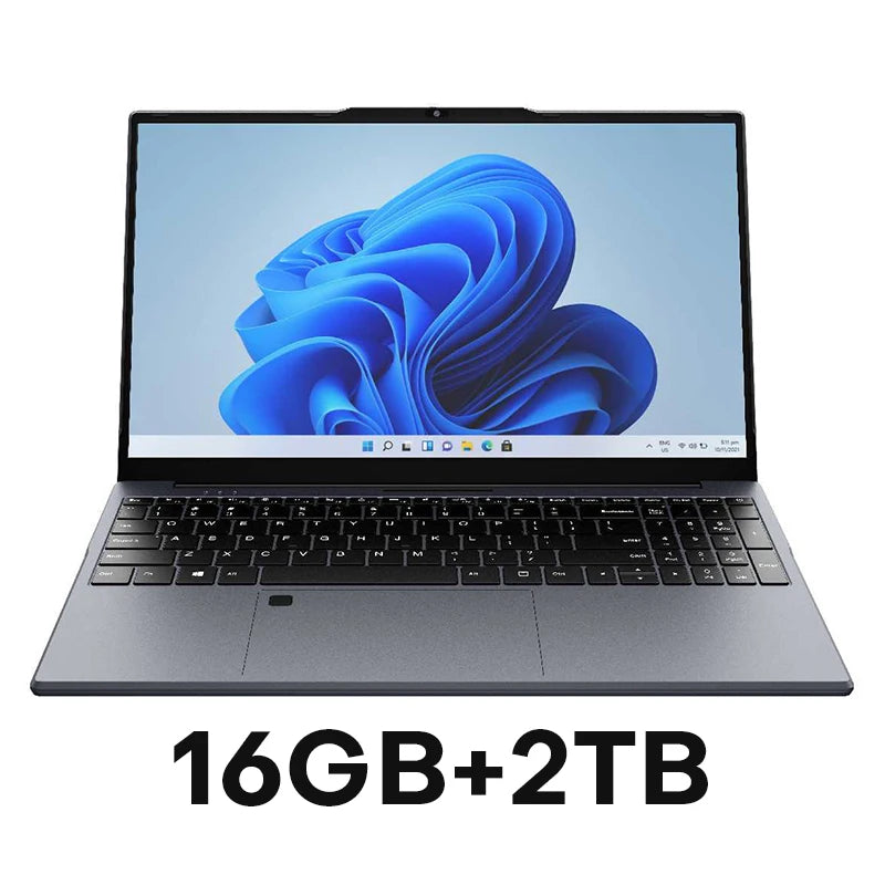 15.6" Ultra Slim Intel Core Computer Notebook PC Fingerprint Unlock Gaming
