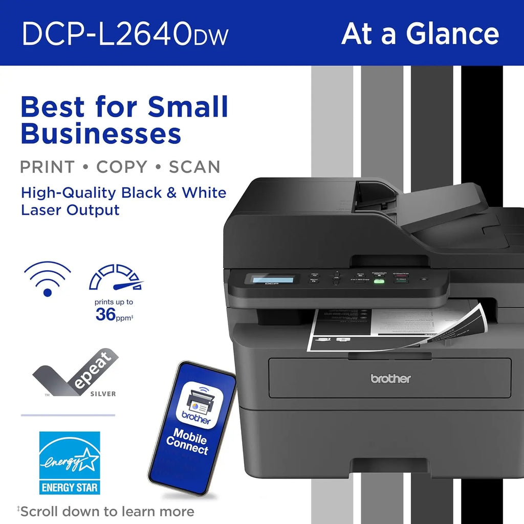 Wireless Multi-Function Laser Printer  Copy and Scan