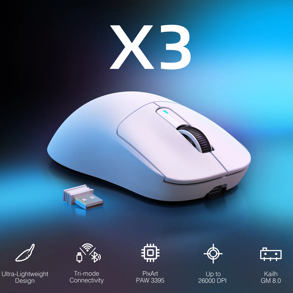 Wireless Gaming Mouse Sensor, Programmable Buttons