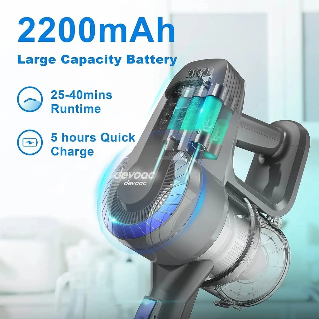 Cordless Vacuum Cleaner 6 in 1 Powerful Ultra-Lightweight