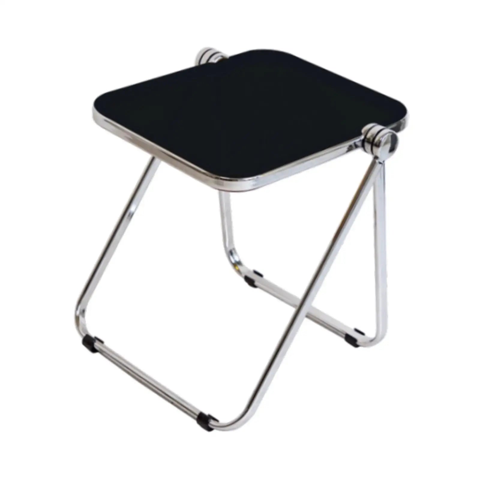 Acrylic Folding Tray Table Multipurpose Save Space Tiny Side Table  Dinner Tray Table for Home Dorm Apartment Office Bedroom