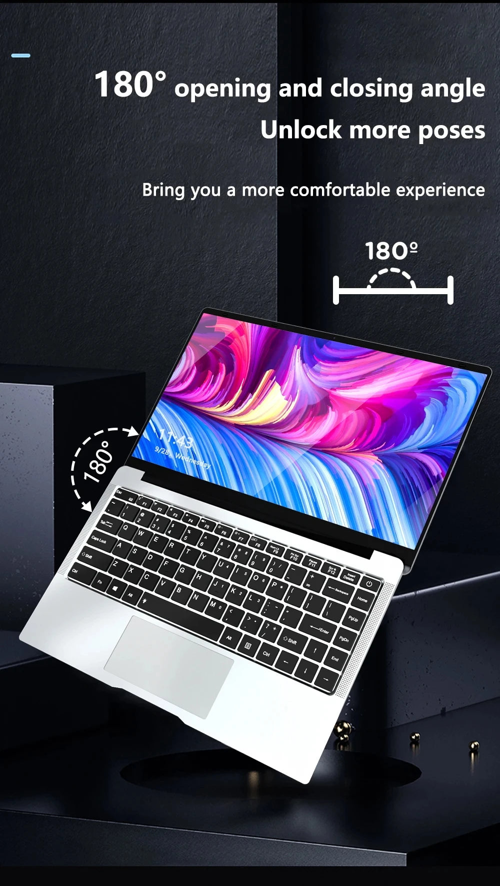 14.1inch Intel 11 Pro 2025 Notebook PC Office Computer PC