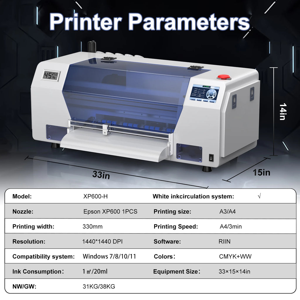 Printer,Direct to Film,2X-SpeedLED Multi-Function