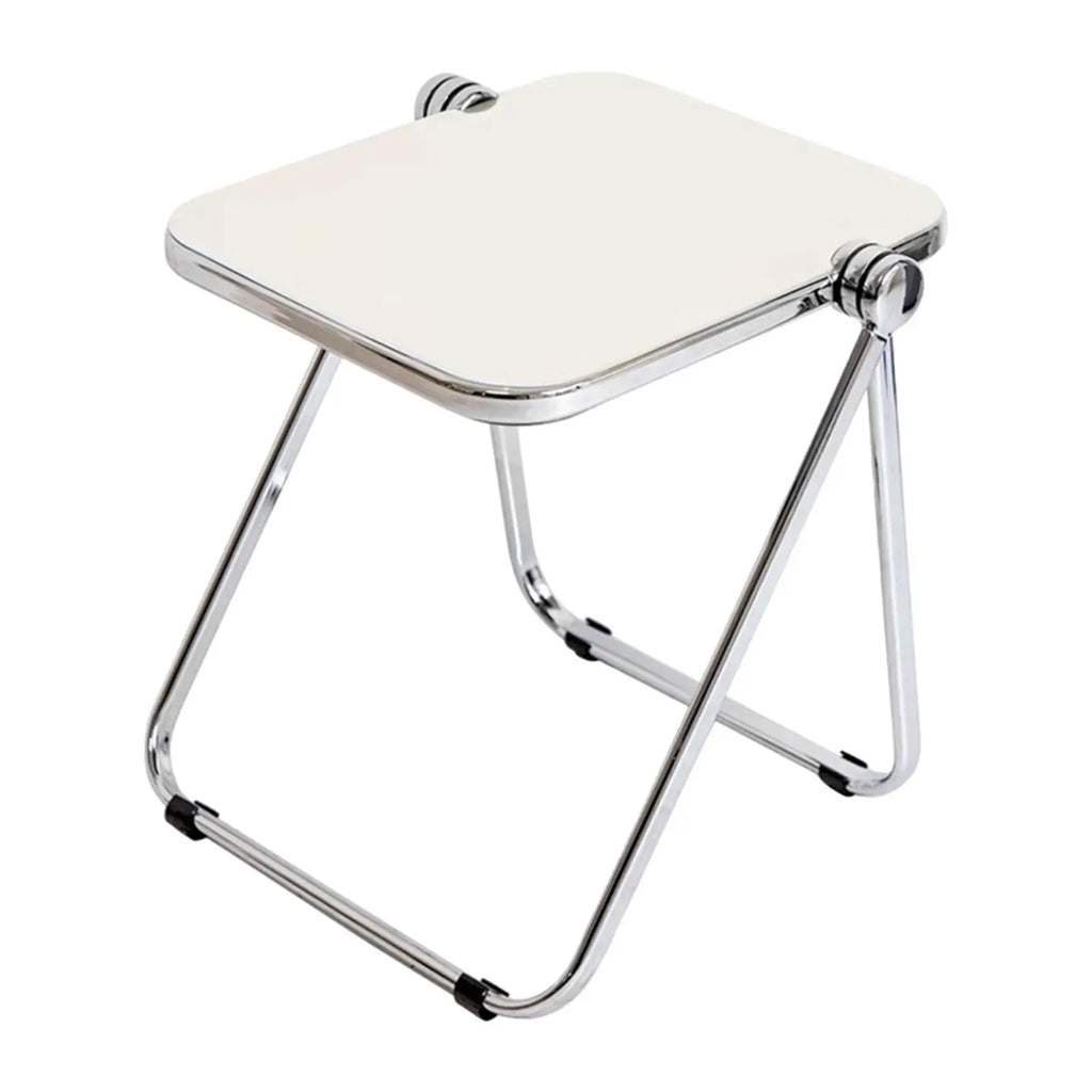 Acrylic Folding Tray Table Multipurpose Save Space Tiny Side Table  Dinner Tray Table for Home Dorm Apartment Office Bedroom