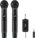 Rechargeable UHF Wireless Microphones,  Bluetooth  Mic System with Receiver,