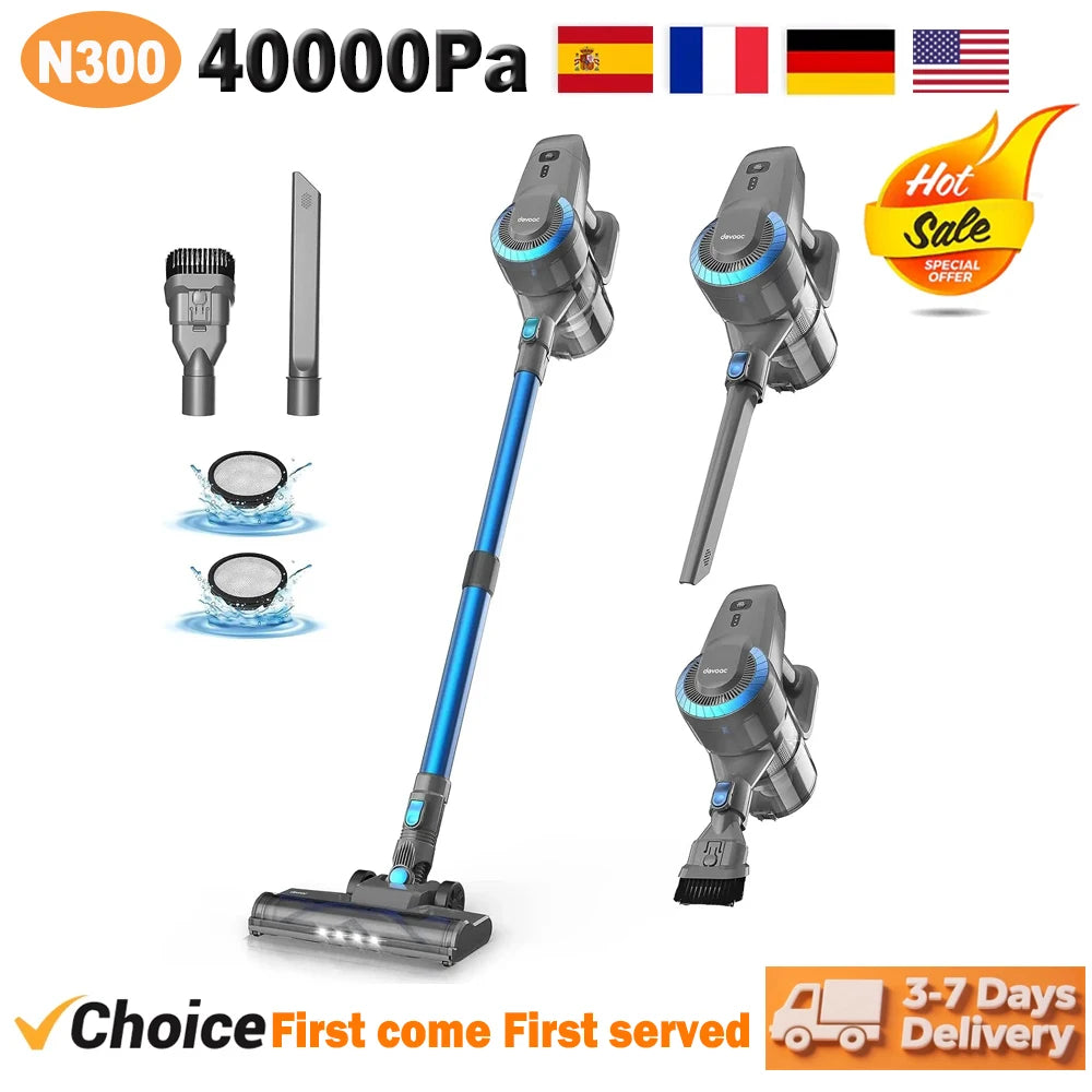 Cordless Vacuum Cleaner 6 in 1 Powerful Ultra-Lightweight