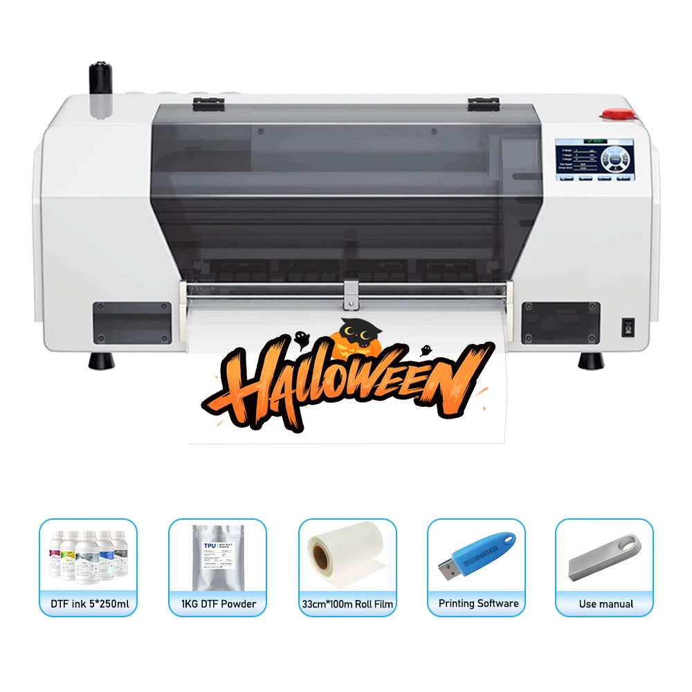 A3 DTF Printer/A3 XP600 DTF Printer/A4 L805 DTF Printer Printing Machine For T-shirt For Metal Wooden Direct Transfer Printer