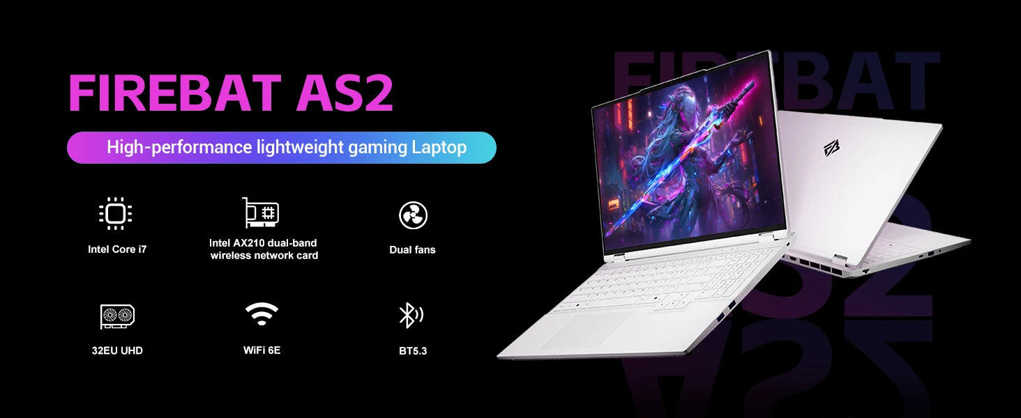 FIREBAT 16Pro Gaming Laptop 16Inch Intel