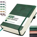 Hardcover Leather Notebook, with College Ruled Paper