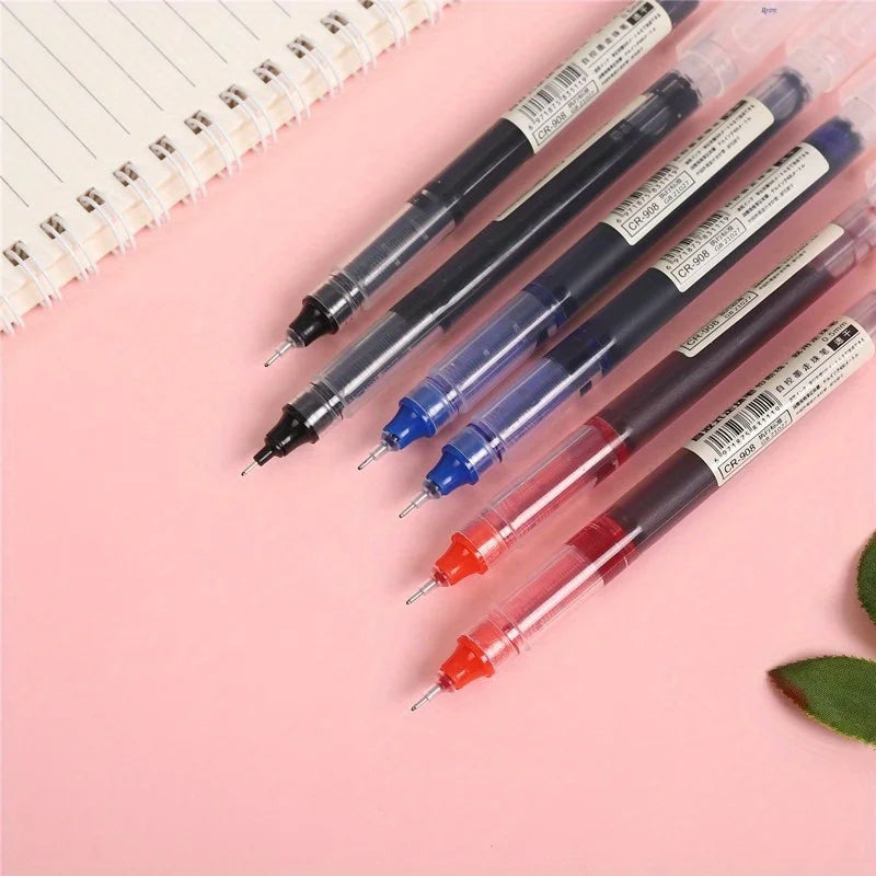 24 Pcs Straight Liquid Ball Pen Quick Drying