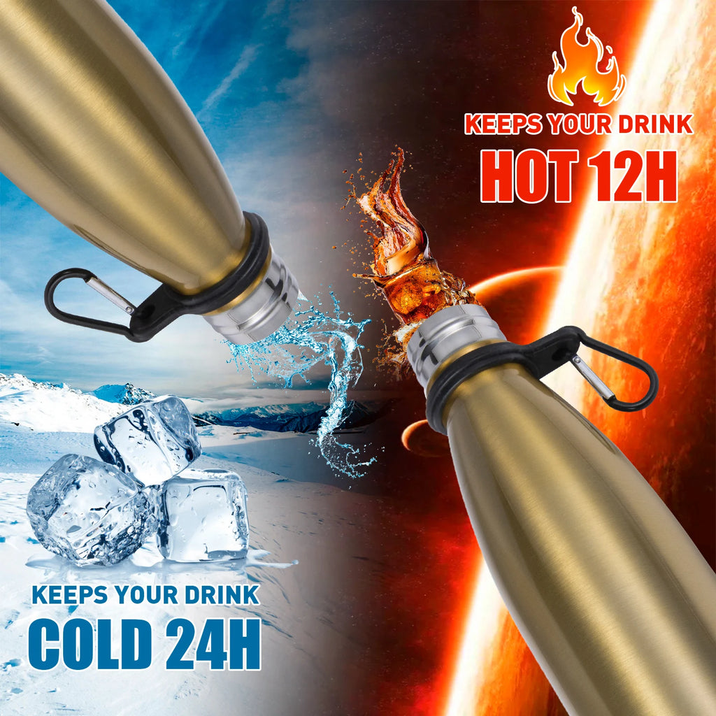 Water Bottle Stainless Steel Diversion Safe for Keys Cash and Valuables