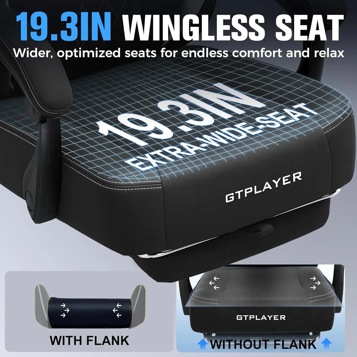 Large  Gaming Chair with Lumbar Support,