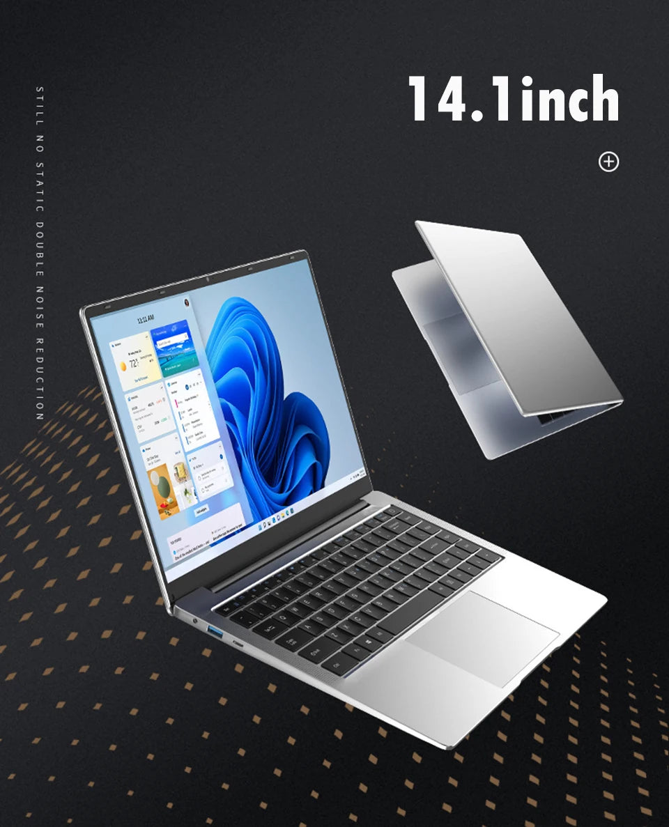 14.1inch Intel 11 Pro 2025 Notebook PC Office Computer PC
