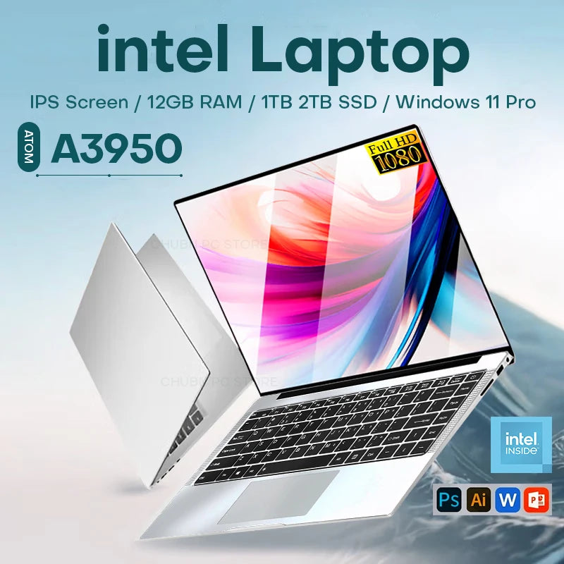 14.1inch Intel 11 Pro 2025 Notebook PC Office Computer PC
