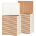 Pack A5 Ruled Lined Kraft Notebooks Bulk, Journaling Notebooks,