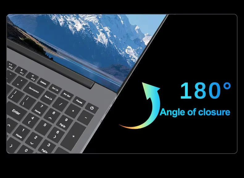 15.6" Ultra Slim Intel Core Computer Notebook PC Fingerprint Unlock Gaming