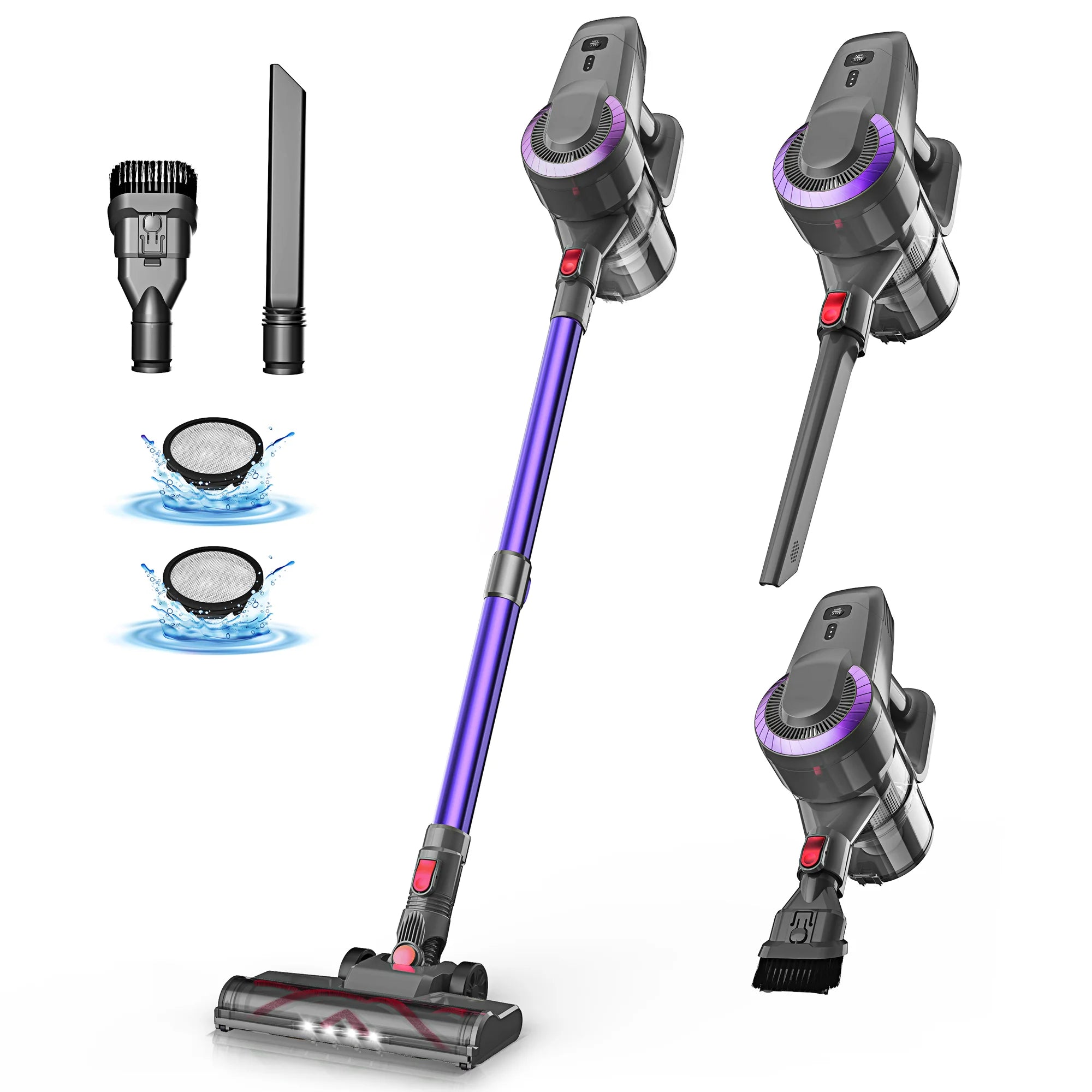 Cordless Vacuum Cleaner 6 in 1 Powerful Ultra-Lightweight