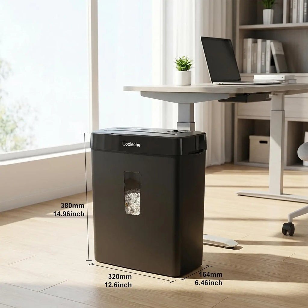 Paper Shredder for Home,10-Sheet Shreds CD and Credit Card,