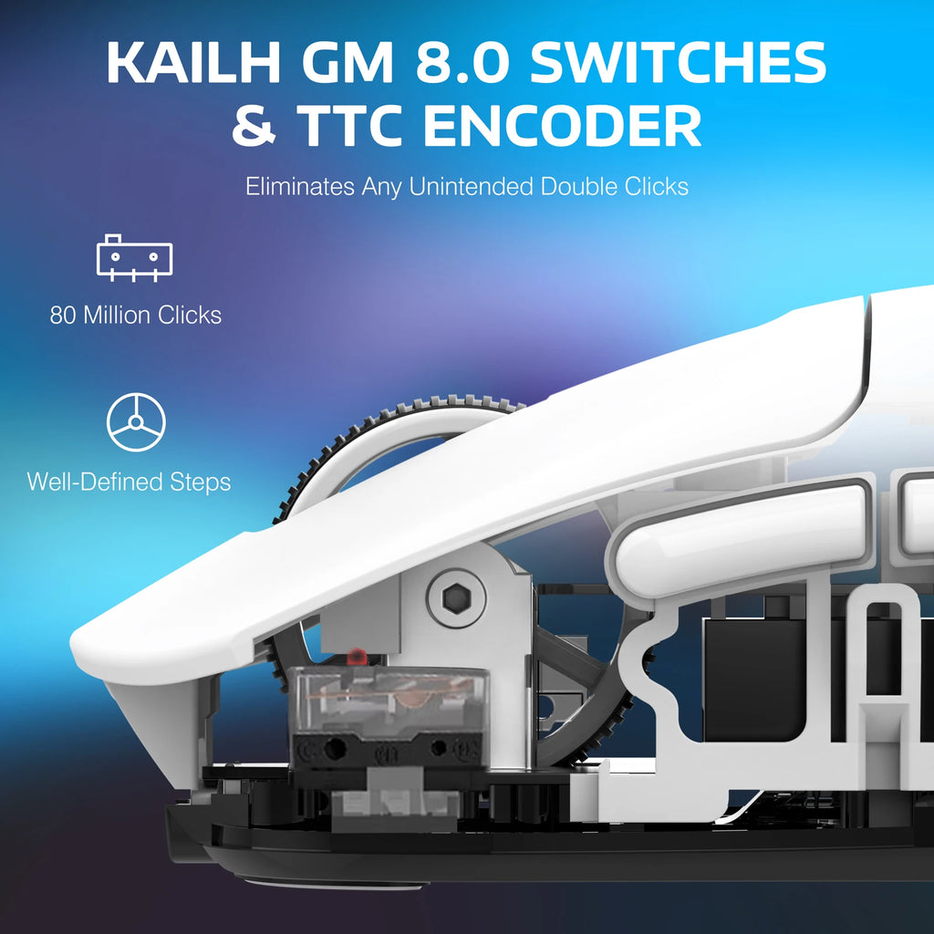 Wireless Gaming Mouse Sensor, Programmable Buttons