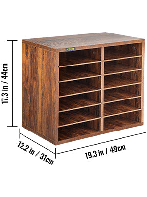 Literature Organizers 5/12/24/36 Compartments Office Mailbox