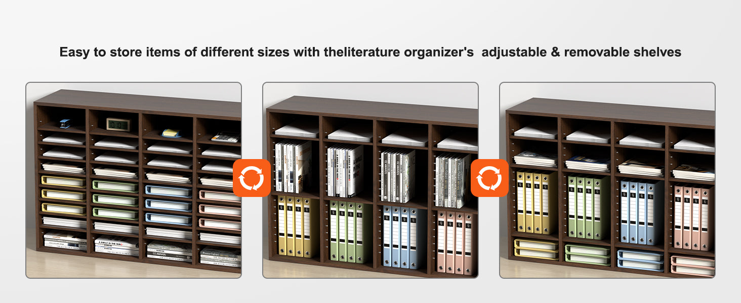 Literature Organizers 5/12/24/36 Compartments Office Mailbox
