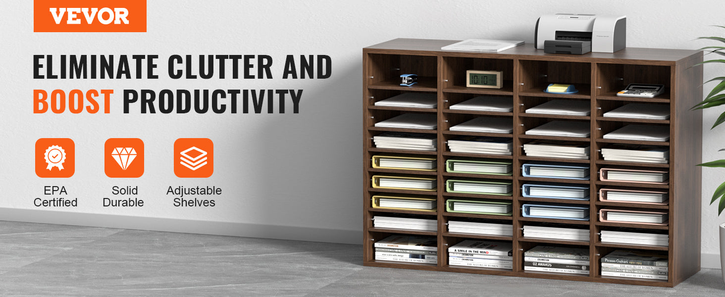 Literature Organizers 5/12/24/36 Compartments Office Mailbox